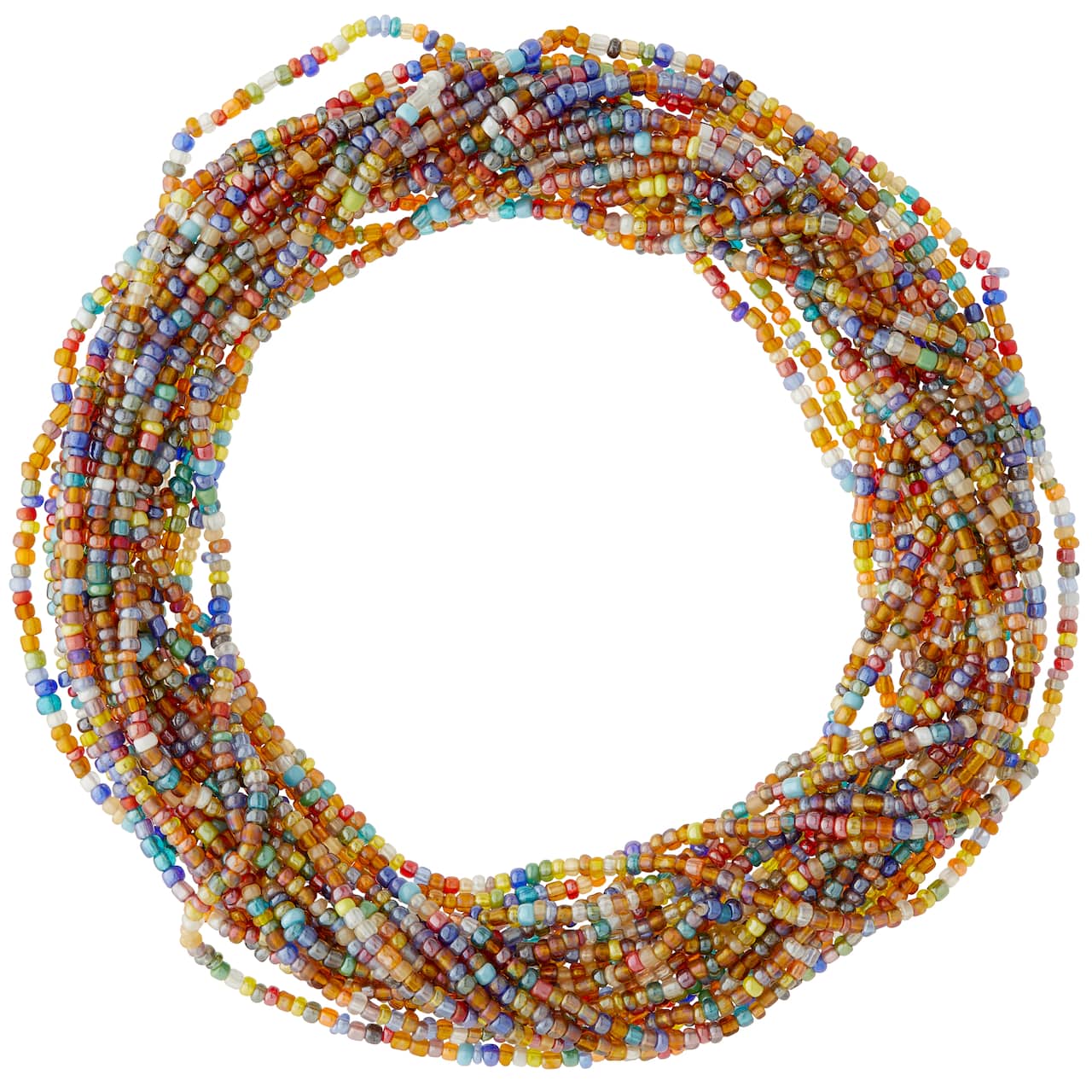 12 Pack: Multicolor Small Glass Beads, 2mm by Bead Landing™